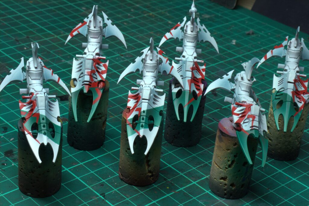 warhammer 40000 drukhari reaver painting guide airbrush warhammer tutorial masking tape games workshop