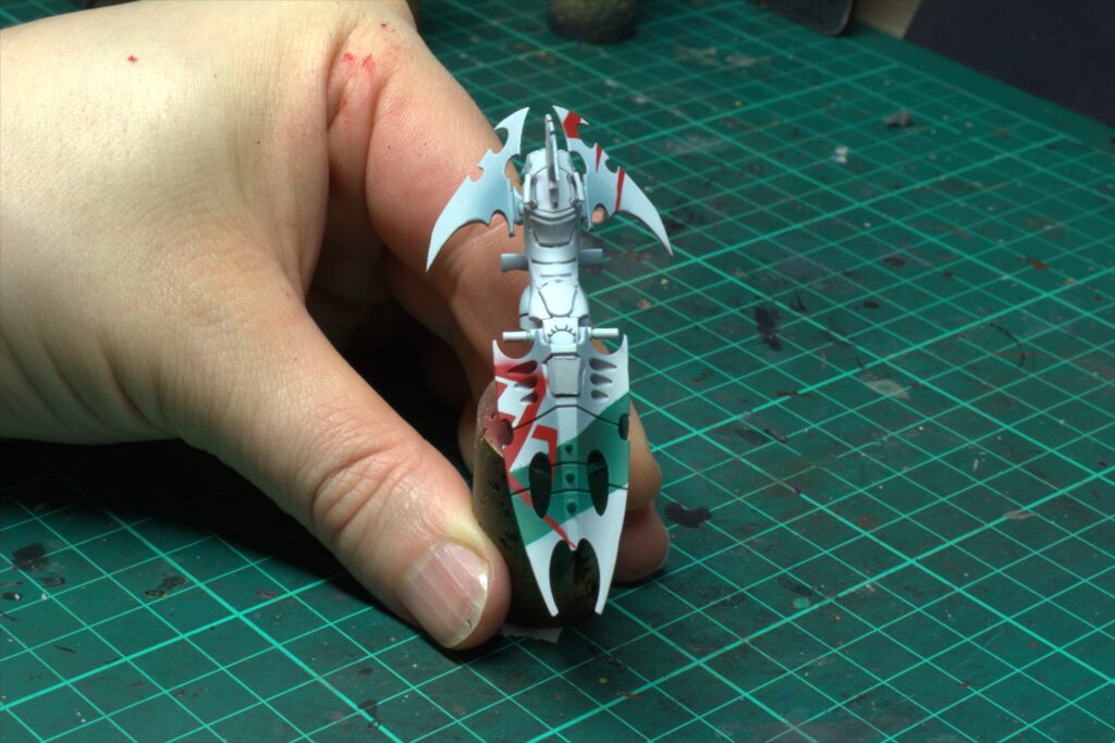 warhammer 40000 drukhari reaver painting guide airbrush warhammer tutorial masking tape games workshop