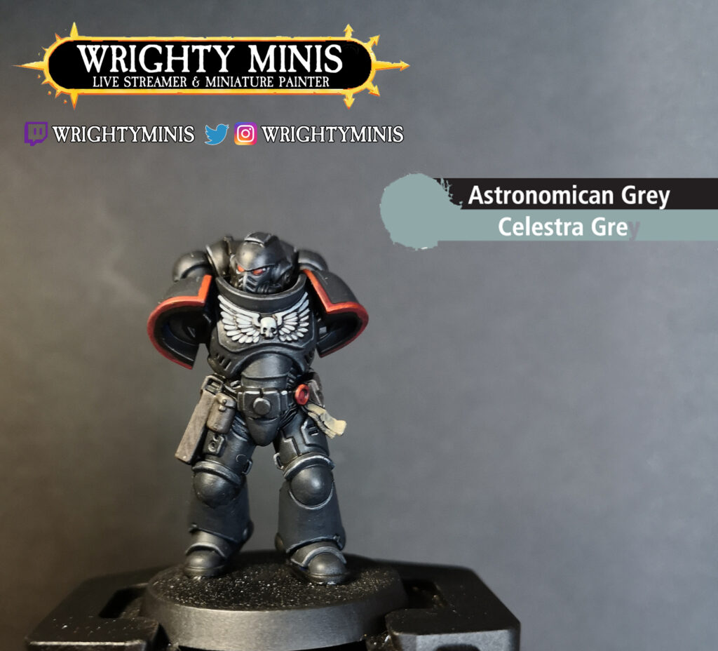 warhammer 40000 space marine games workshop raven guard painting guide chaos corvus abaddon black celestra grey khorne red nuln oil zandri dust evil sunz scarlett khorne mechanicus standard dryad bark