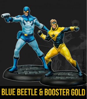 Knight Models DC Multiverse Miniature Game   Blue Beetle & Booster Gold (multiverse) - KM-35DC206 - 8437013056229