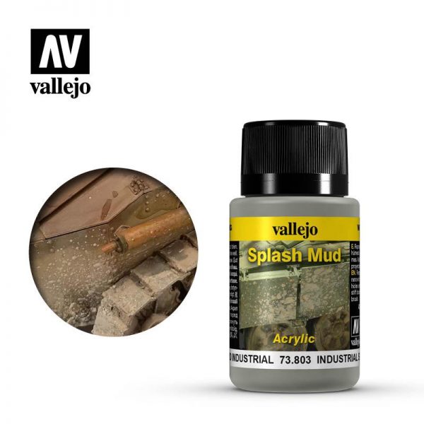 Vallejo   Weathering Effects Weathering Effects 40ml - Industrial Splash Mud - VAL73803 - 8429551738033