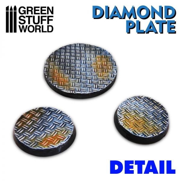 Green Stuff World   Rolling Pins Rolling Pin DIAMOND PLATE - 8436574508680ES - 8436574508680