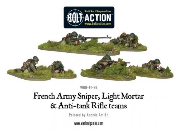 Warlord Games Bolt Action  France (BA) French Army Special Weapons Teams - WGB-FI-36 - 5060393701484