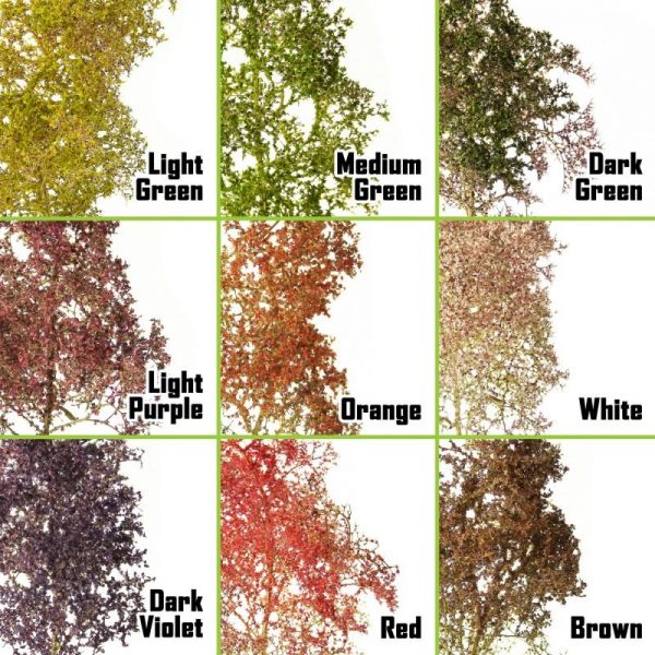 Green Stuff World   Lichen & Foliage Micro Leaves - Medium green Mix - 8435646501079ES - 8435646501079