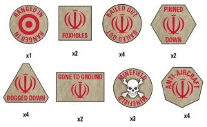 Battlefront Team Yankee  Middle East Iranian Token Set - TTK13 - 9420020246454