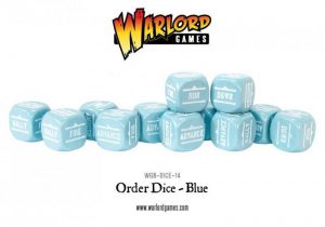 Warlord Games Bolt Action  Bolt Action Extras Bolt Action Orders Dice - Blue (12) - WGB-DICE-14 - 5060200846988