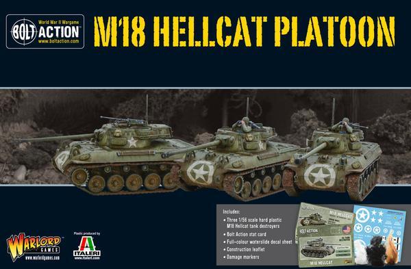 Warlord Games Bolt Action  United States of America (BA) Hellcat Platoon - 402013003 - 5060393704690