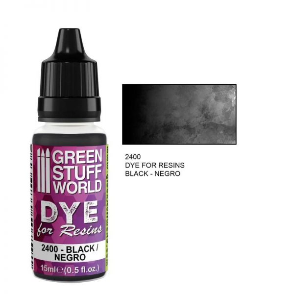 Green Stuff World   Resin Dye for Resins BLACK - 8436574507591ES - 8436574507591