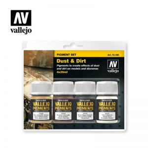 Vallejo   Pigments AV Vallejo Pigments Set - Dust & Dirt - VAL73190 - 8429551731904