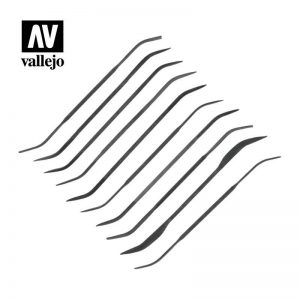 Vallejo   Vallejo Tools AV Vallejo Tools - Budget Riffler File Set (10pc) - VALT03003 - 8429551930116
