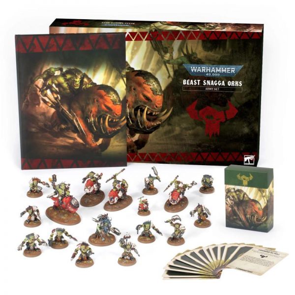 Games Workshop Warhammer 40,000  Beast Snagga Orks Beast Snagga Orks Army Box - 60010103001 - 5011921138395