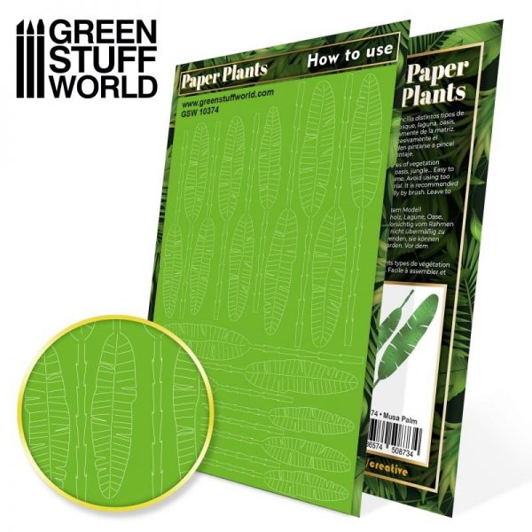 Green Stuff World   Plants & Flowers Paper Plants - Musa Palm - 8436574508734ES - 8436574508734