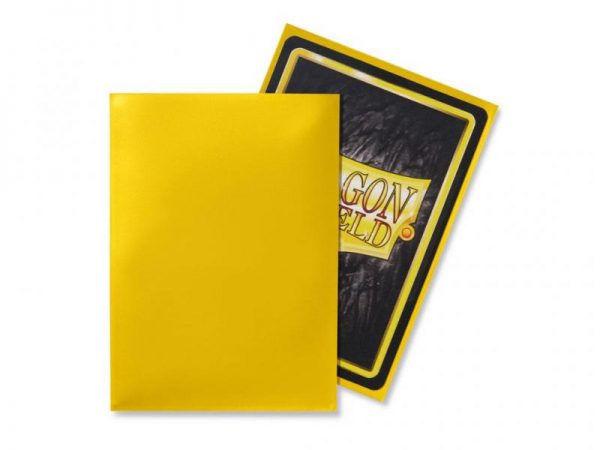 Dragon Shield   Dragon Shield Dragon Shield Sleeves Yellow (100) - DS100Y - 5706569100148