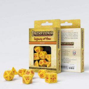 Q-Workshop   RPG / Polyhedral Pathfinder Legacy of Fire Dice Set (7) - SPAT31 - 9781601253286