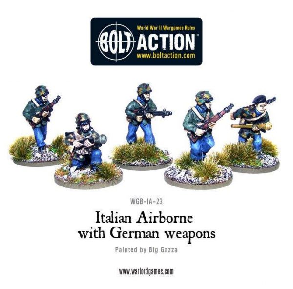 Warlord Games Bolt Action  Italy (BA) Italian Airborne with German Weapons - WGB-IA-23 - 5060200848869