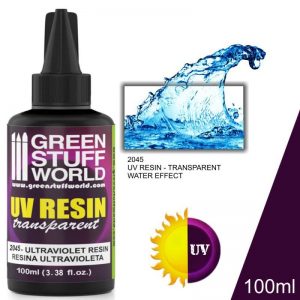Green Stuff World   Ultraviolet Resin UV Resin 100ml - Water Effect - 8436574504040ES - 8436574504040