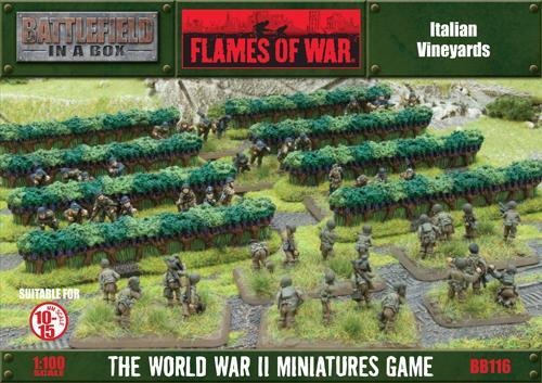 Gale Force Nine   Battlefield in a Box Flames of War: Italian Vineyards - BB116 - 9420020215290