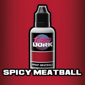 Turbo Dork   Turbo Dork Spicy Meatball Metallic Acrylic Paint 20ml Bottle - TDSPMMTA20 - 631145994529