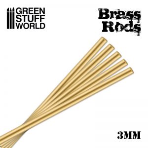 Green Stuff World   Brass Rods Pinning Brass Rods 3mm - 8436554368334ES - 8436554368334