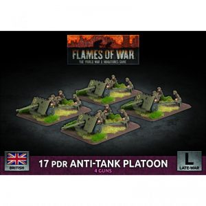 Battlefront Flames of War  United Kingdom British 17 pdr Anti-Tank Platoon - BBX52 - 9420020248496