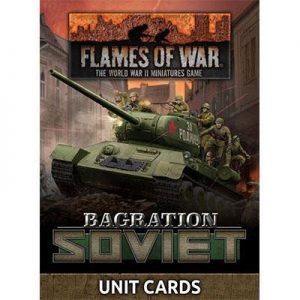 Battlefront Flames of War  Soviet Union Bagration: Soviet Unit Cards - FW266U - 9420020251632