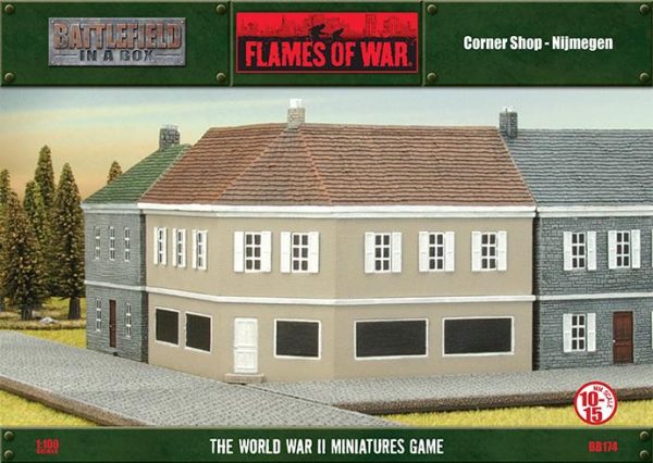 Gale Force Nine   Battlefield in a Box Flames of War: Corner Shop (Nijmegen) - BB174 - 9420020224414