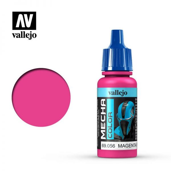 Vallejo   Mecha Colour Mecha Color 17ml - Magenta Fluorescent - VAL69056 - 8429551690560