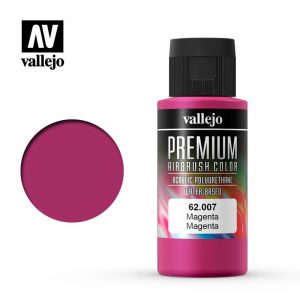 Vallejo   Premium Airbrush Colour Premium Color 60ml: Magenta - VAL62007 -