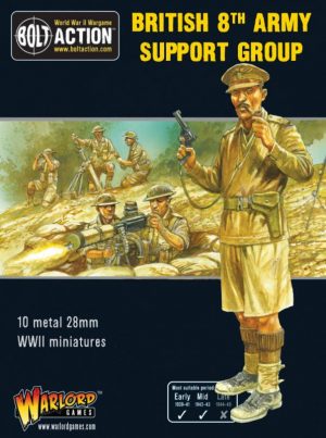 Warlord Games Bolt Action  Great Britain (BA) 8th Army Support Group - 402211009 - 5060572502291
