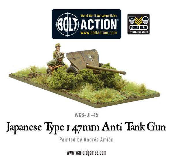 Warlord Games Bolt Action  Japan (BA) Imperial Japanese Type 47mm Anti Tank Gun - WGB-JI-45 - 5060393702351