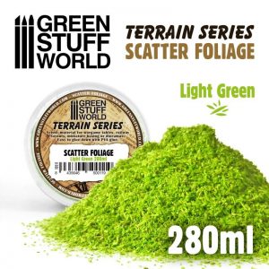 Green Stuff World   Lichen & Foliage Scatter Foliage - Light Green - 280ml - 8435646500119ES - 8435646500119