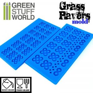 Green Stuff World   Mold Making Silicone molds - Grass Paver - 8436554369089ES - 8436554369089