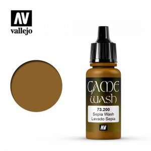 Vallejo   Game Wash Game Wash: Sepia Shade - VAL73200 - 8429551732000