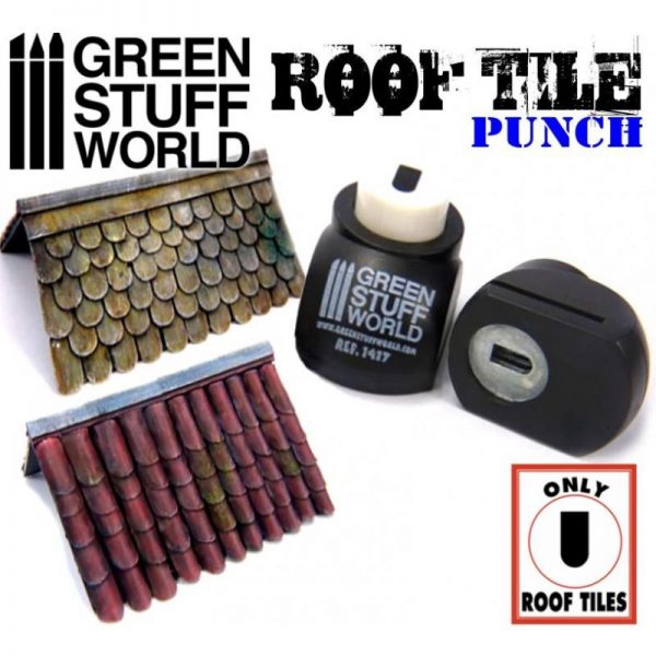 Green Stuff World   Stamps & Punches Miniature ROOF TILE Punch - 8436554364176ES - 8436554364176