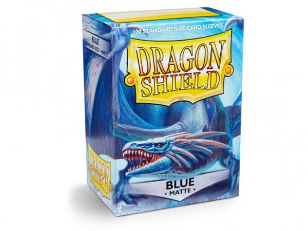 Dragon Shield   Dragon Shield Dragon Shield Matte Sleeves Blue (100) - DS100MBLU - 5706569110031