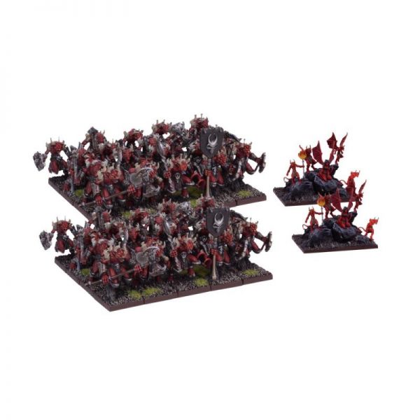 Mantic Kings of War  Forces of the Abyss Lower Abyssals Horde - MGKWA102 - 5060208868487