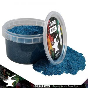The Colour Forge   Sand & Flock Basing Sand - Aqua Blue (275ml) - TCF-BAS-009 - 5060843100829