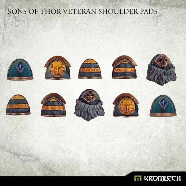 Kromlech   Legionary Conversion Parts Sons of Thor Veteran Shoulder Pads - KRCB280 -