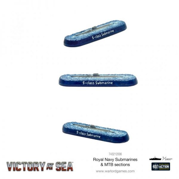 Warlord Games Victory at Sea  Victory at Sea Victory at Sea: Royal Navy Submarines & MTB sections - 743212006 - 5060572506800