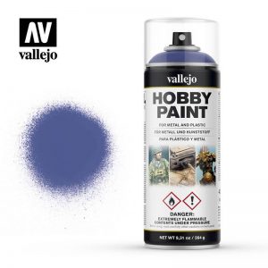 Vallejo   Spray Paint AV Spray Primer: Fantasy Color - Ultramarine Blue 400ml - VAL28017 - 8429551280174