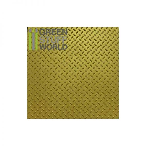 Green Stuff World   Plasticard ABS Plasticard - Thread DIAMOND Textured Sheet - A4 - 8436554361007ES - 8436554361007