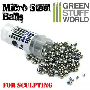 Green Stuff World   Modelling Extras Micro STEEL Balls (2-4mm) - 8436554367856ES - 8436554367856