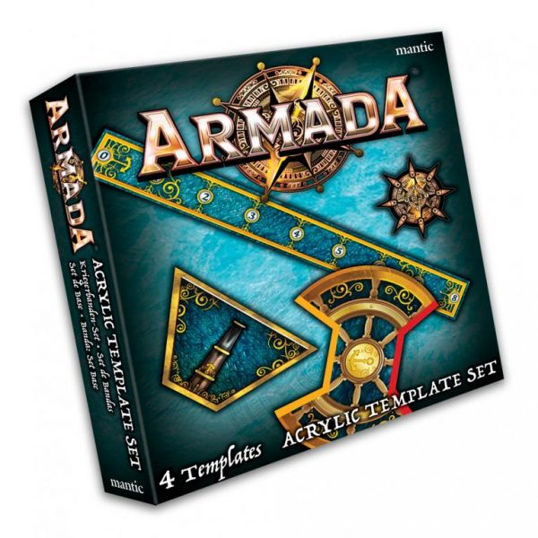 Mantic Kings of War Armada  Kings of War Armada Essentials Armada Acrylic Template set - MGARM105 - 5060469666440