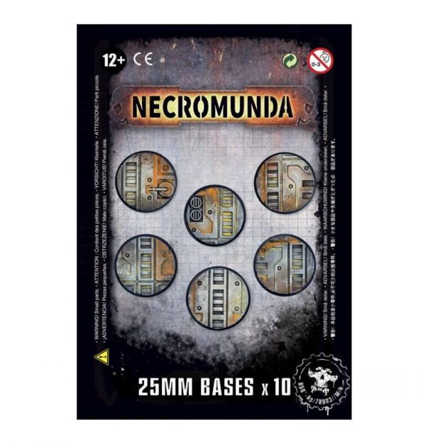Games Workshop (Direct) Necromunda  Necromunda Necromunda: 25mm Bases - 99070599001 - 5011921096275