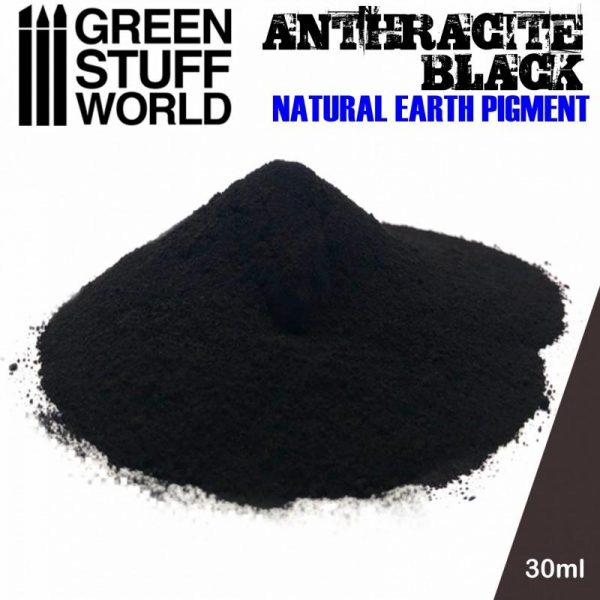 Green Stuff World   Powder Pigments Pigment ANTHRACITE BLACK - 8436574501315ES - 8436574501315