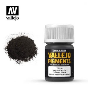 Vallejo   Pigments Vallejo Pigment - Carbon Smoke - VAL73116 - 8429551731164