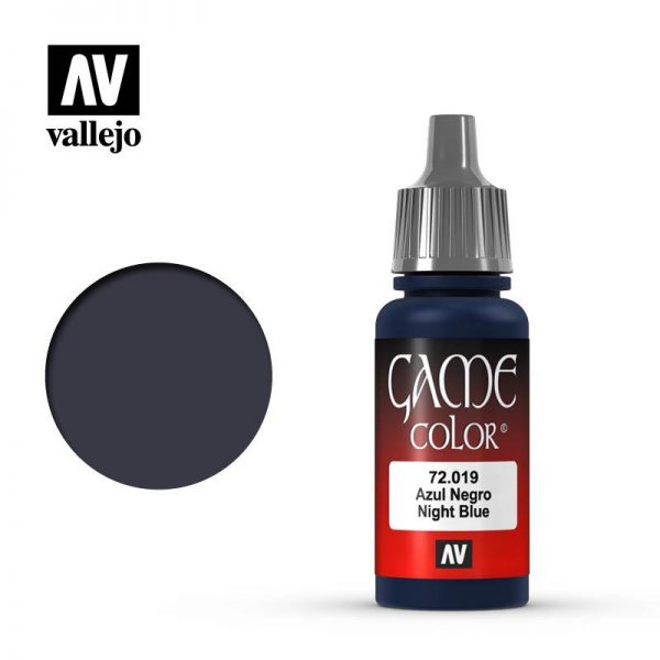 Vallejo   Game Colour Game Color: Night Blue - VAL72019 - 8429551720199