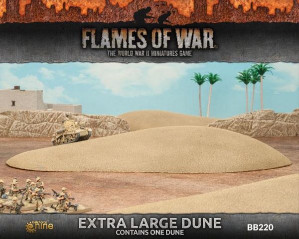 Gale Force Nine   Battlefield in a Box Flames of War: Extra Large Dune - BB220 - 9420020234758