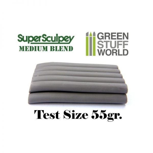 Green Stuff World   Modelling Putty & Green Stuff Super Sculpey Medium Blend 55 gr. - 8436554366958ES - 8436554366958