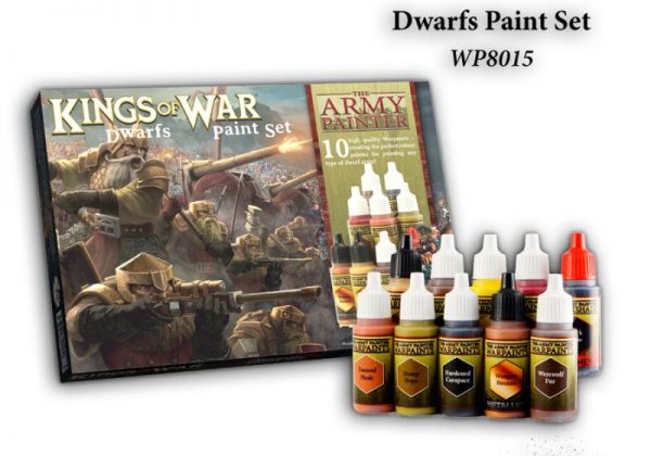 The Army Painter   Paint Sets Warpaints Kings of War Dwarfs - APWP8015 -